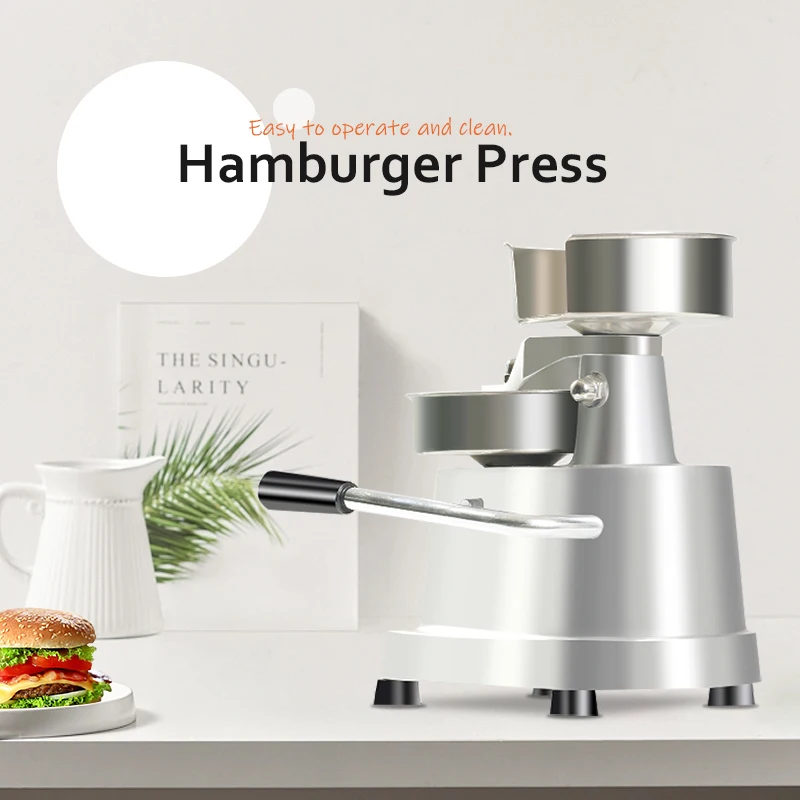 Popular 130mm Heavy Duty Stainless Steel Hamburger Press Meat Product Making Machine