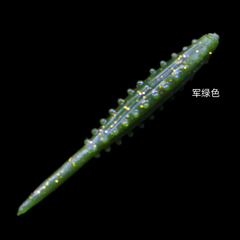 10PCS/lot 37mm 0.2g Fishing Lures Shad Fishing Lure Soft worm Plastics Baits Swimbait Jigging Lure Artificial Baits Root fishing
