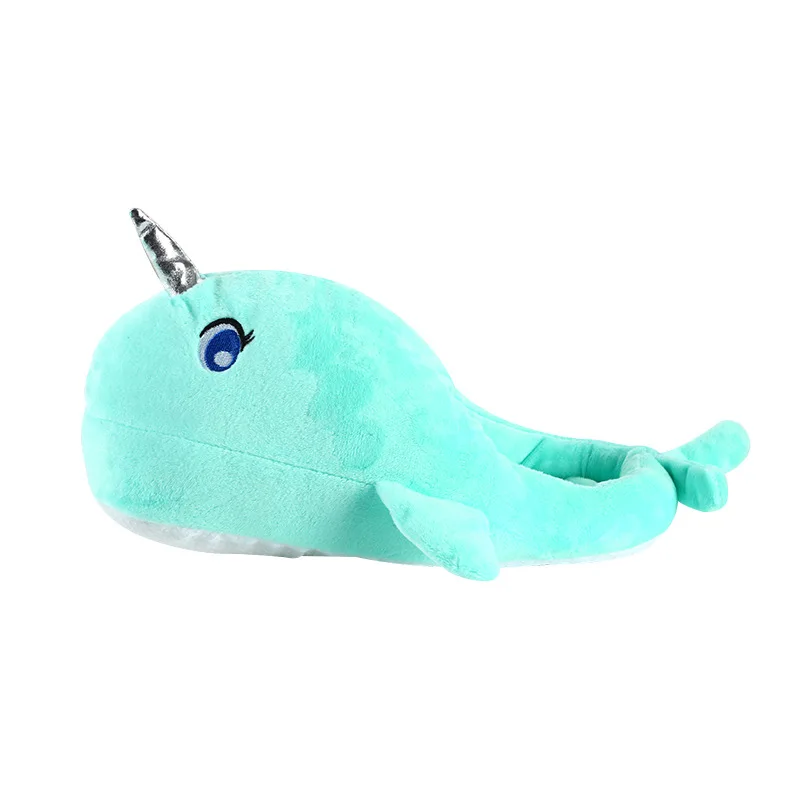 Winter Spring Warm Plush Home Slippers Funny Cartoon Furry Flip Flops Women And Men Soft Sole Comfortable Indoor Cotton Slides