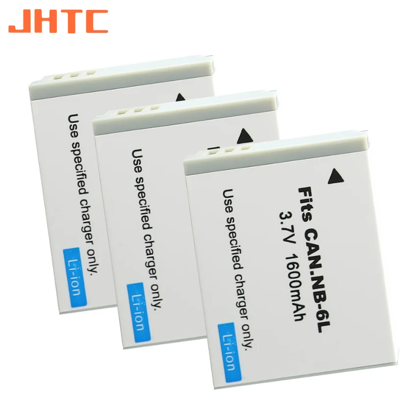 NB 6L 6LH NB-6L شاحن بطارية للكاميرا SX520 HS SX530 SX600 SX610 SX700 SX710 IXUS 85 95 200 210 بطارية الكاميرا 1600mAh