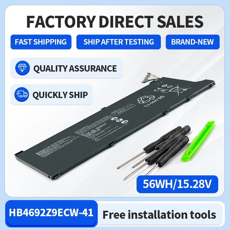 SOMI  HB4692Z9ECW-41 4ICP5/62/81 Battery For Huawei Honor MateBook D14-53010TVS Magicbook 14 HB4692Z9ECW-22A NBLK-WAX9X 56WH