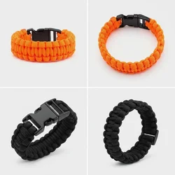Fashion 7-core Woven Paracord Bracelet With Durable Plastic Clips For Outdoor EDC Emergency Survival Camping Hiking Accessory