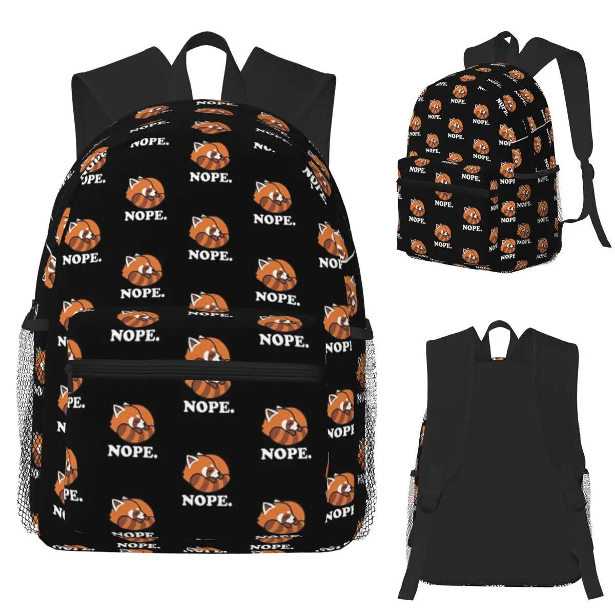Red Panda Animal Student Backpack School Bag Hiking Travel Daypack for Boys Girls Bookbag Shoulder Bags