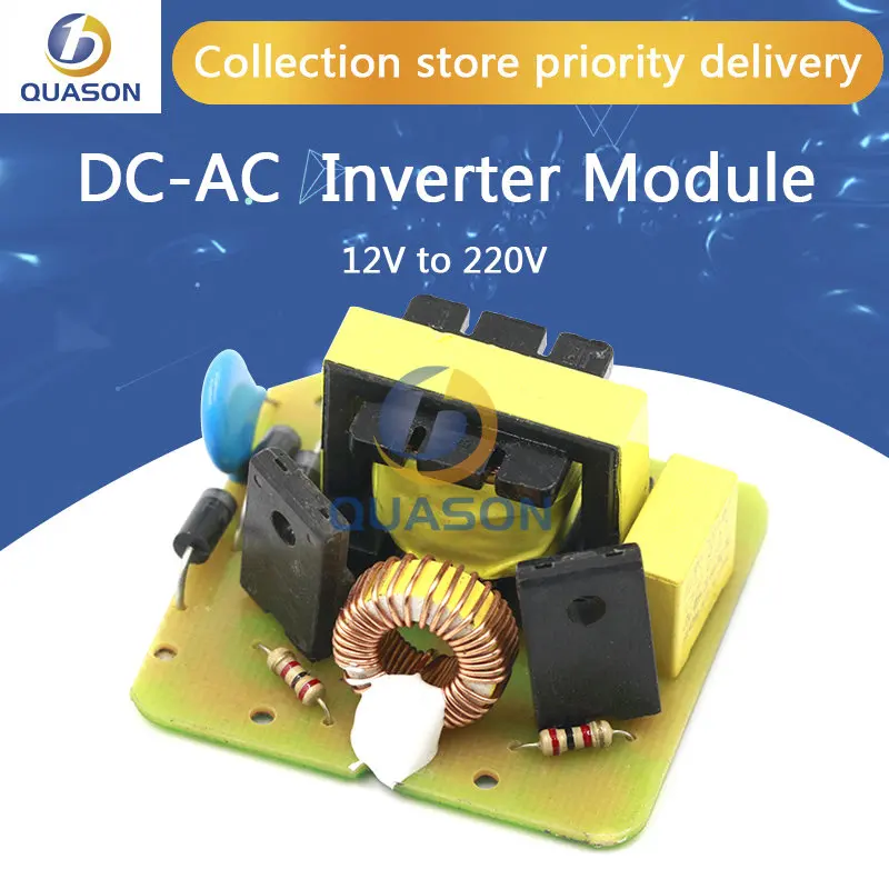 12V to 220V Step UP Power Module 35W DC-AC Boost Inverter Module Dual Channel Inverse Converter Booster Module Power Regulator