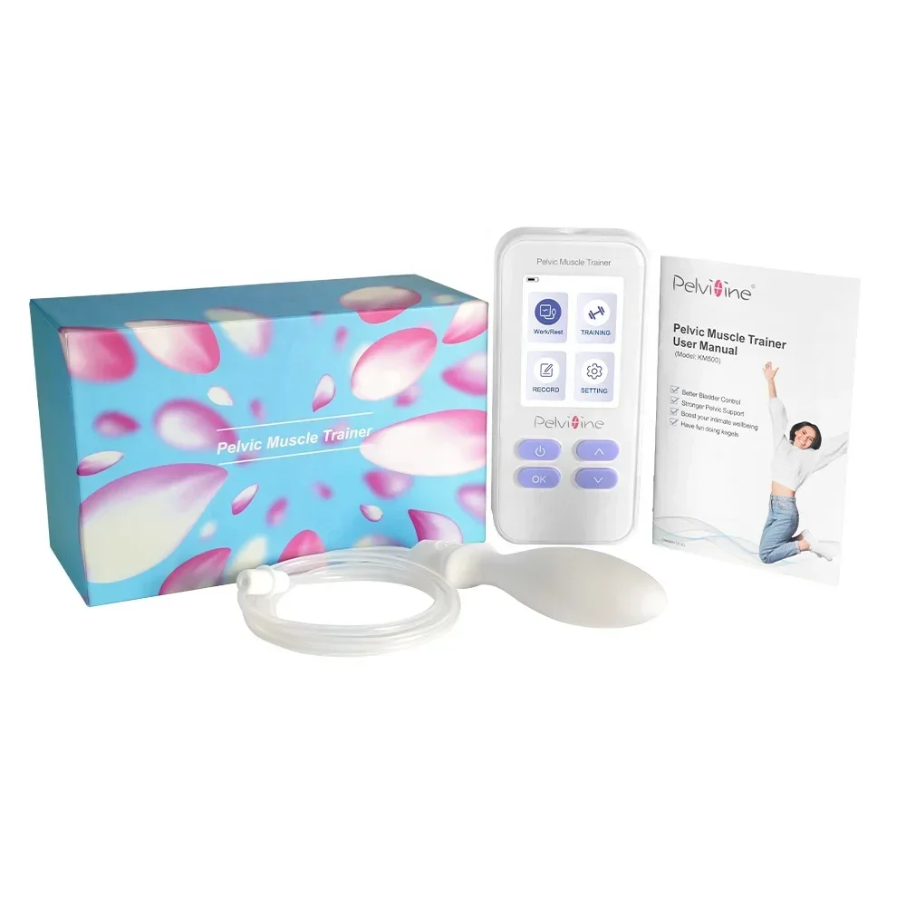 2026NEW Konmed KM500 أجهزة التدليك المهبلي أرضية الحوض مدرب العضلات أنثى كيجل الحبر اختبار لعبة وضع هوائي