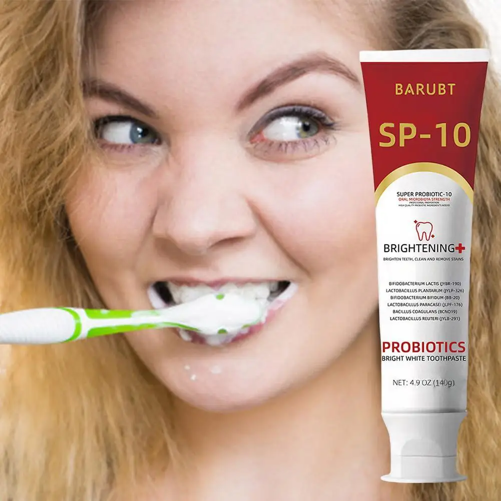 SP-10 Probiotic Toothpaste 140g Tooth Care Mint Toothpaste Freshen Breath Health Gentle Wellness Toothpaste No Fluoride