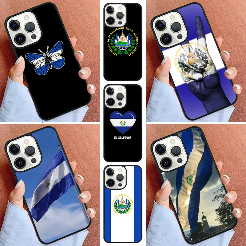 Чехол для телефона с флагом Сальвада для iPhone 17, Air 16, 15, 16e 14 Pro max 11, 13, 12 Max Plus, чехол Capa Чехол для телефона с флагом Сальвада для iPhone 17, Air 16, 15, 16e 14 Pro max 11, 13, 12 Max Plus, чехол Capa