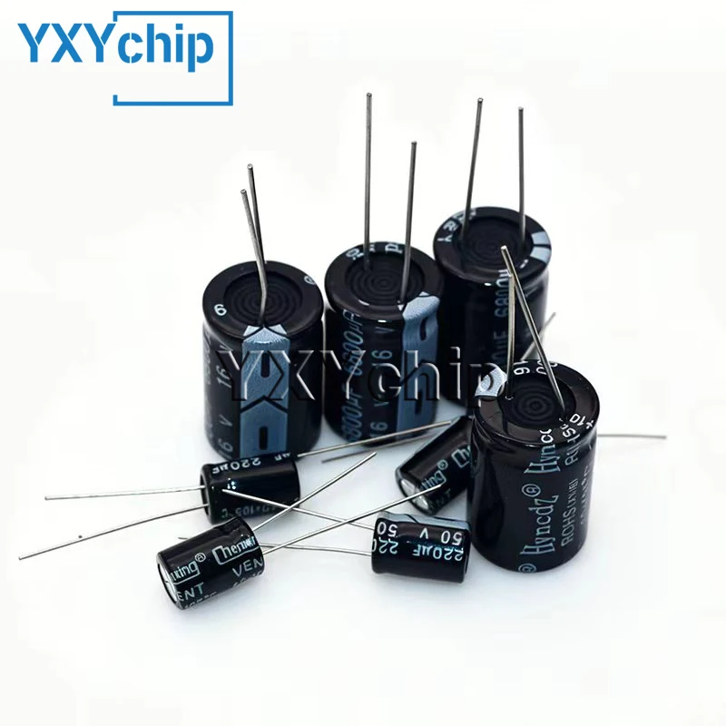 100V 160V Aluminum Electrolytic Capacitor 1uF 2.2uF 3.3uF 4.7uF 10uF 22uF 33uF 47uF 68uF 100uF 150uF 220uF 330uF 470uF 680uF