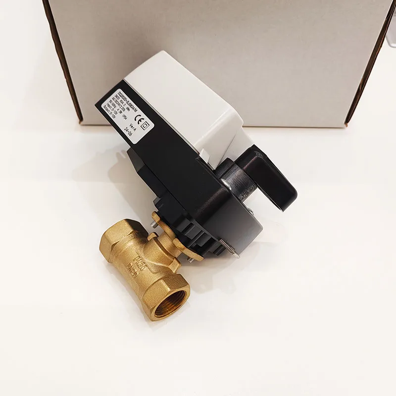 

G3/4 "6Nm 4-20 мА/0-10 В клапан регулирования расхода DN20 2-ходовой пропорциональный моторизованный клапан для HVAC AC100-240V