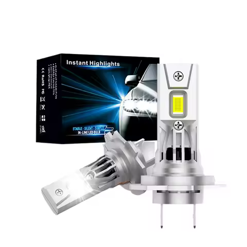 H1 H3 H4 H7 H8 H9 H11 9005 9006 LED Car Headlight Bulb 80000LM Super Bright 6000K Fog Light With Fan Direct Plug Mini Size