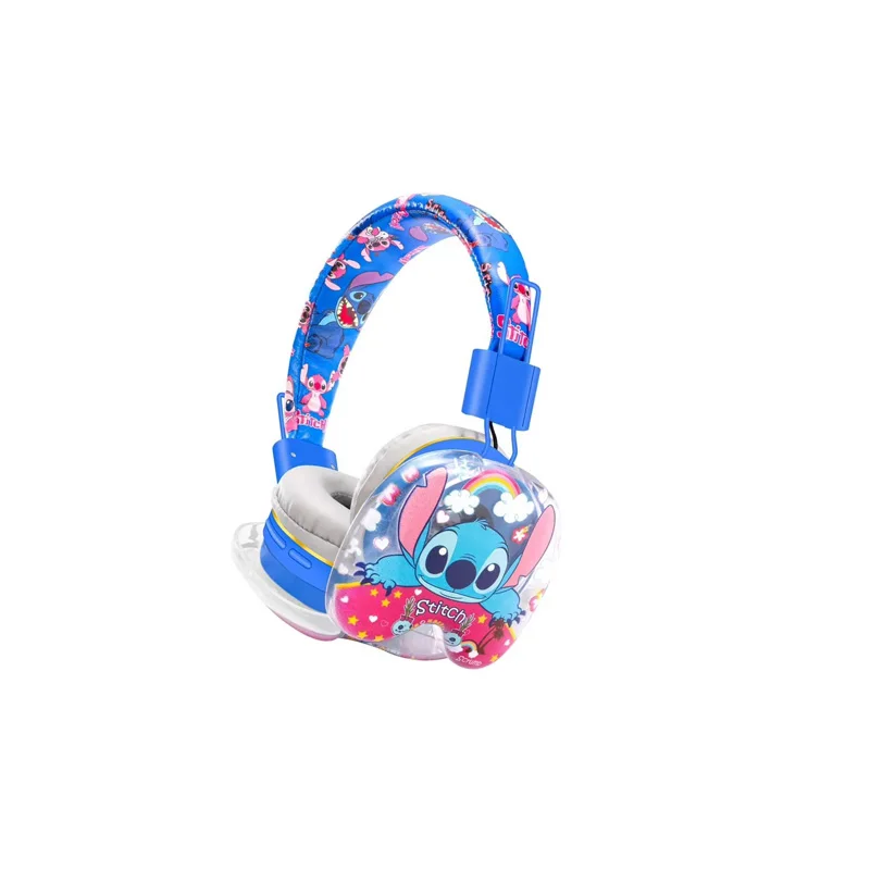 Neue Disney Stich Drahtlose Bluetooth Kopfhörer AH-9061 HIFI Stereo Sound Faltbare Headsets mit Mikrofon Anime Cartoon Kinder Geschenk