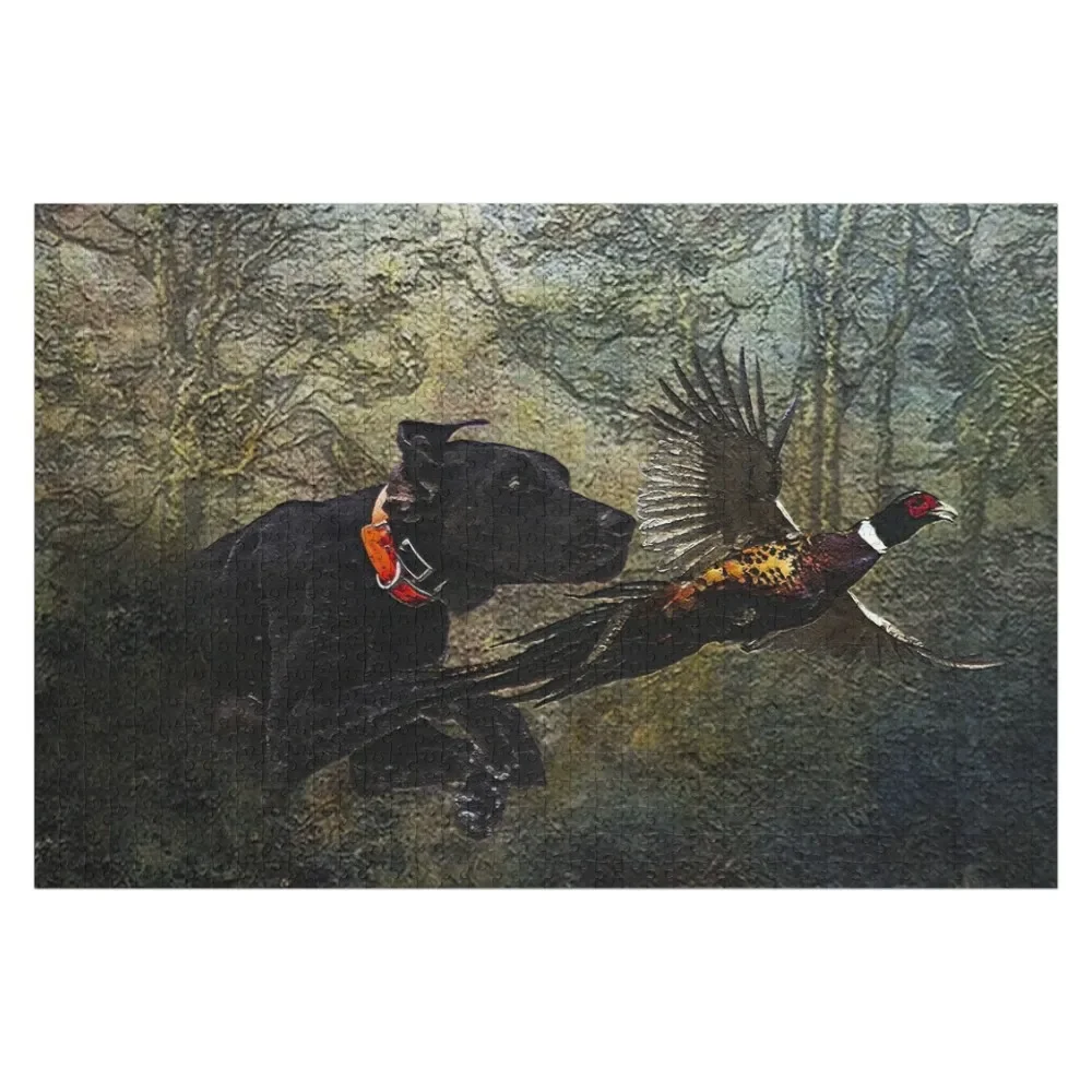 GSP , Hunting pheasant Jigsaw Puzzle Personalized Gifts Custom Gift Puzzle