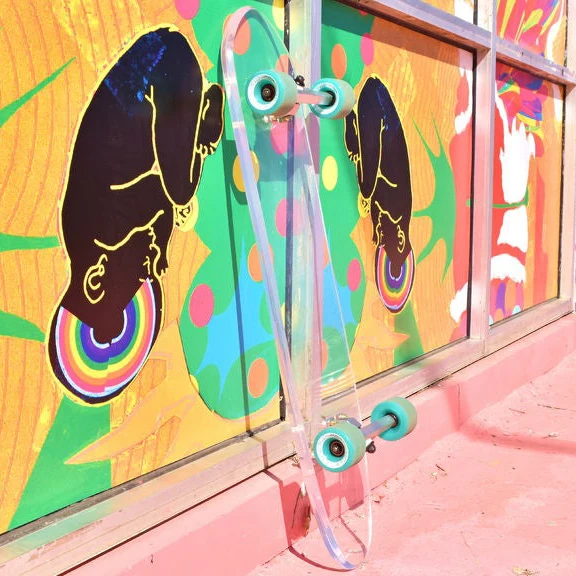 VONVIK high quality transparent acrylic children adult skateboard