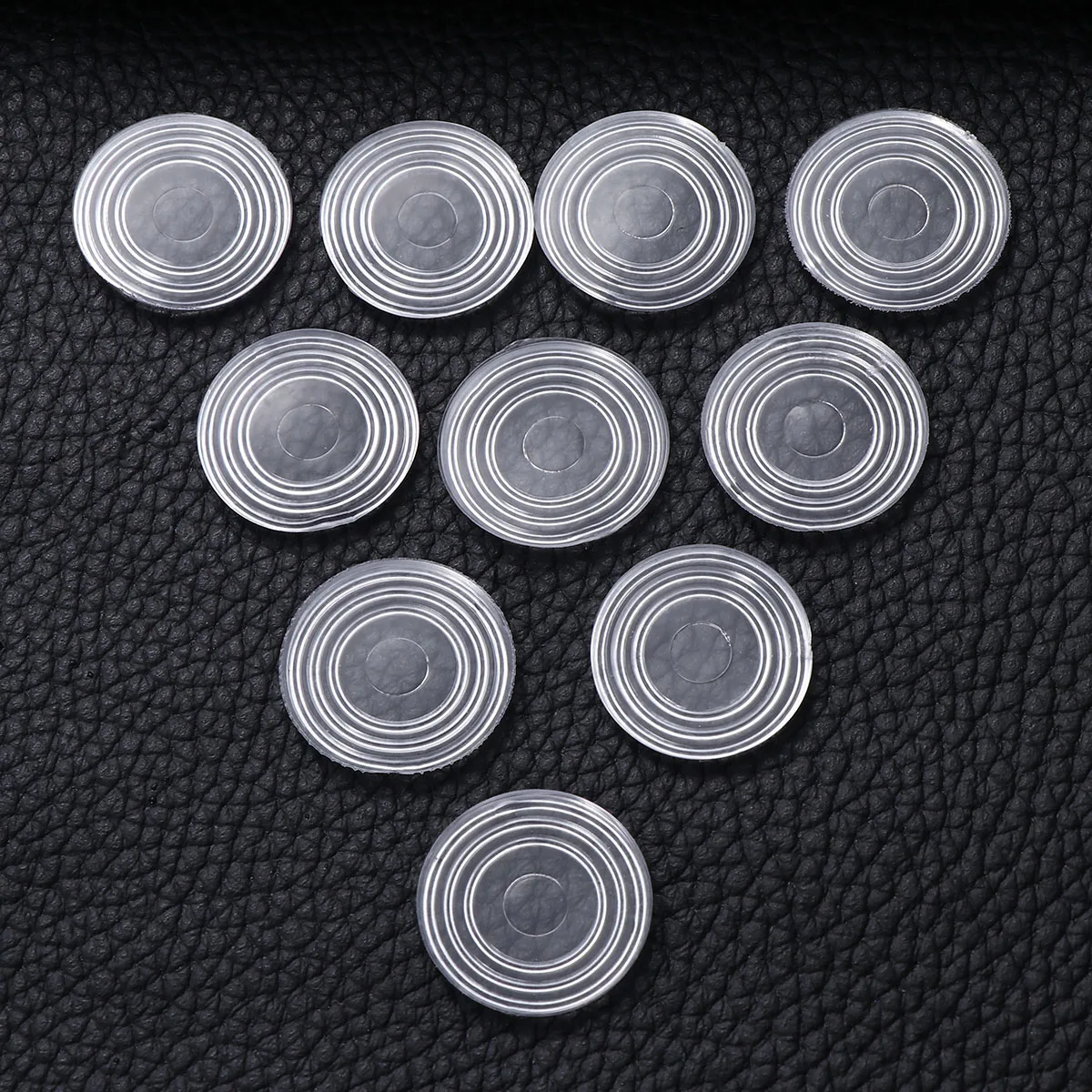 

30Pcs Transparent Round Rubber Furniture Bumpers Glass Table Pads Non-Slip Grip Pads Soft Self-Adhesive for Drawer Cabinet Door