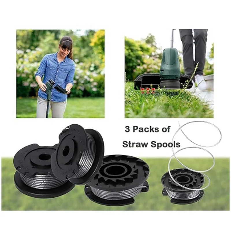 String Trimmer F016800569/F016800385 Spool Line With F016F04557 Spool Cover For  Easy Grass Cut ART 23SL 26SL-AB52