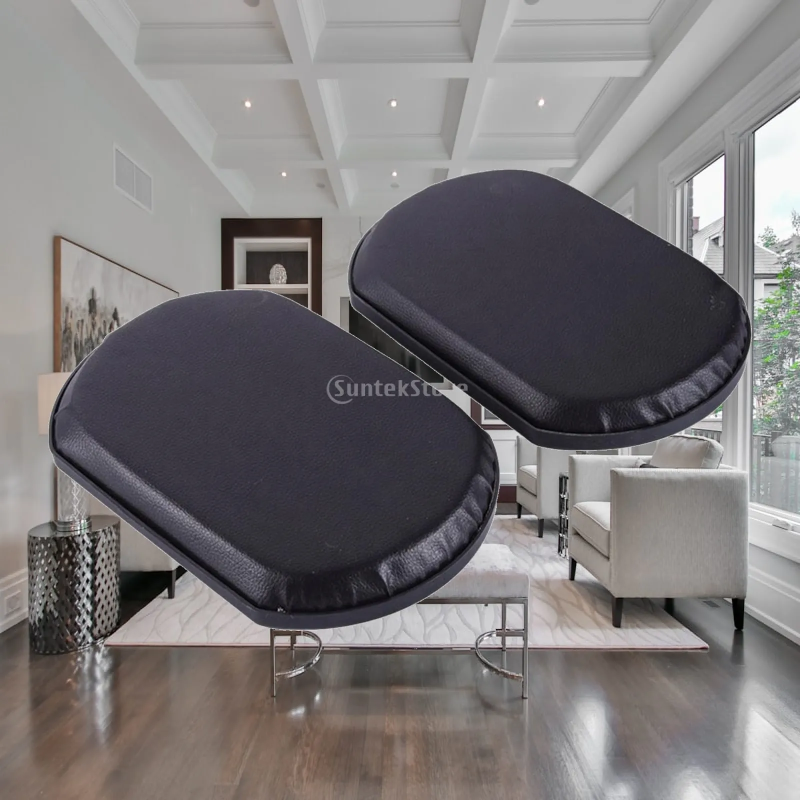 Remplacement du coussin de soutien pour mollet, avec protection rembourrée pour le repose-jambes, rembourrage en mousse souple et housse en cuir facile à nettoyer.