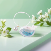 Cute Dolphin Keychain Blue Whale Keyring For Car Keys Whale House Pendant Keyring Girls Handbag Key Chains Funny Jewelry Gifts