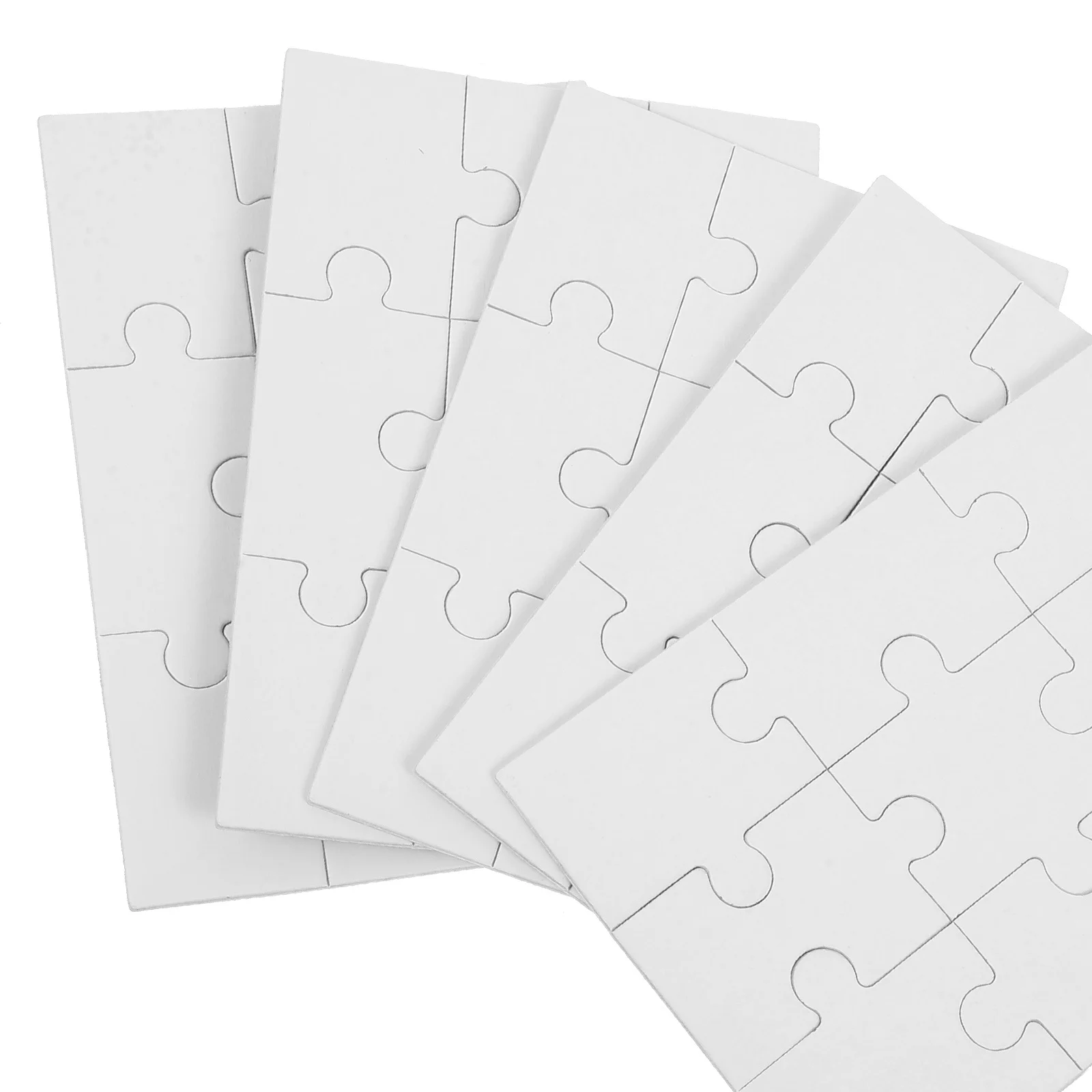 Rompecabezas en blanco Diy dibujo rompecabezas para colorear rompecabezas de madera piezas de rompecabezas juego de actividades artesanales para niños juego educativo