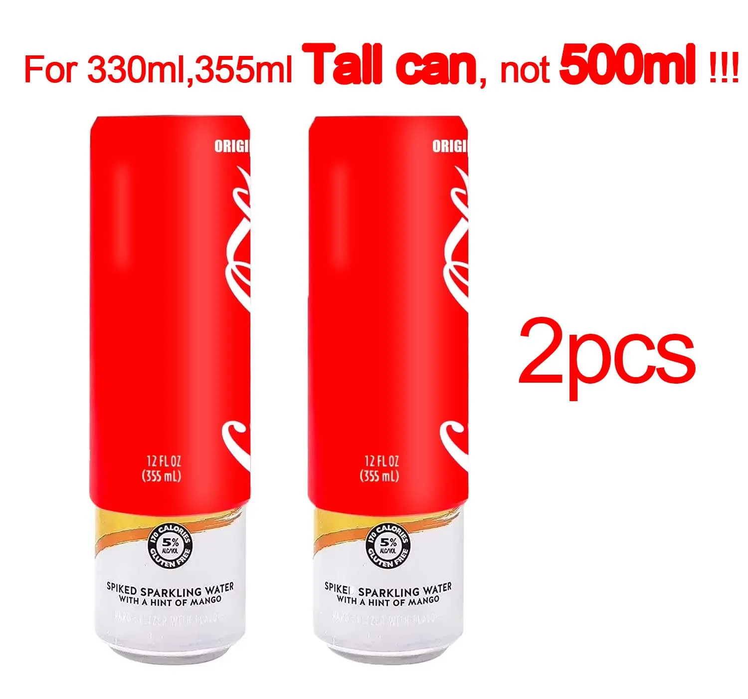 Siliconen Bierblikje Cover Protector Verbergen Uw Drankblikje Bierblikje Mouw Verbergen Een Bier Voor Golf Basketbal Park Strand 330 Tot 500 Ml