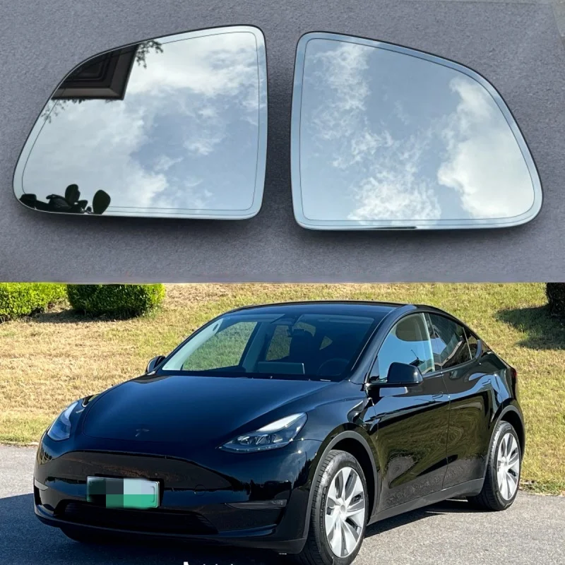 

For Tesla Model Y 2019- 2023 Car View Mirror Wide Angle Glass Auto Dim Heated 925-3137-001 925-3138-001 Original quality mirror