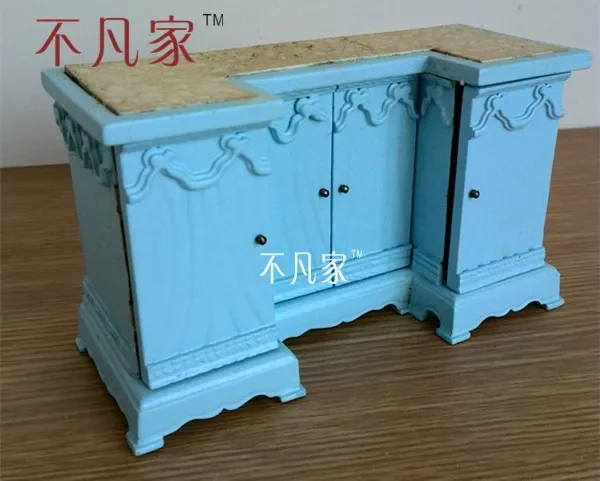 Doll house mini furniture dollhouse miniature desk