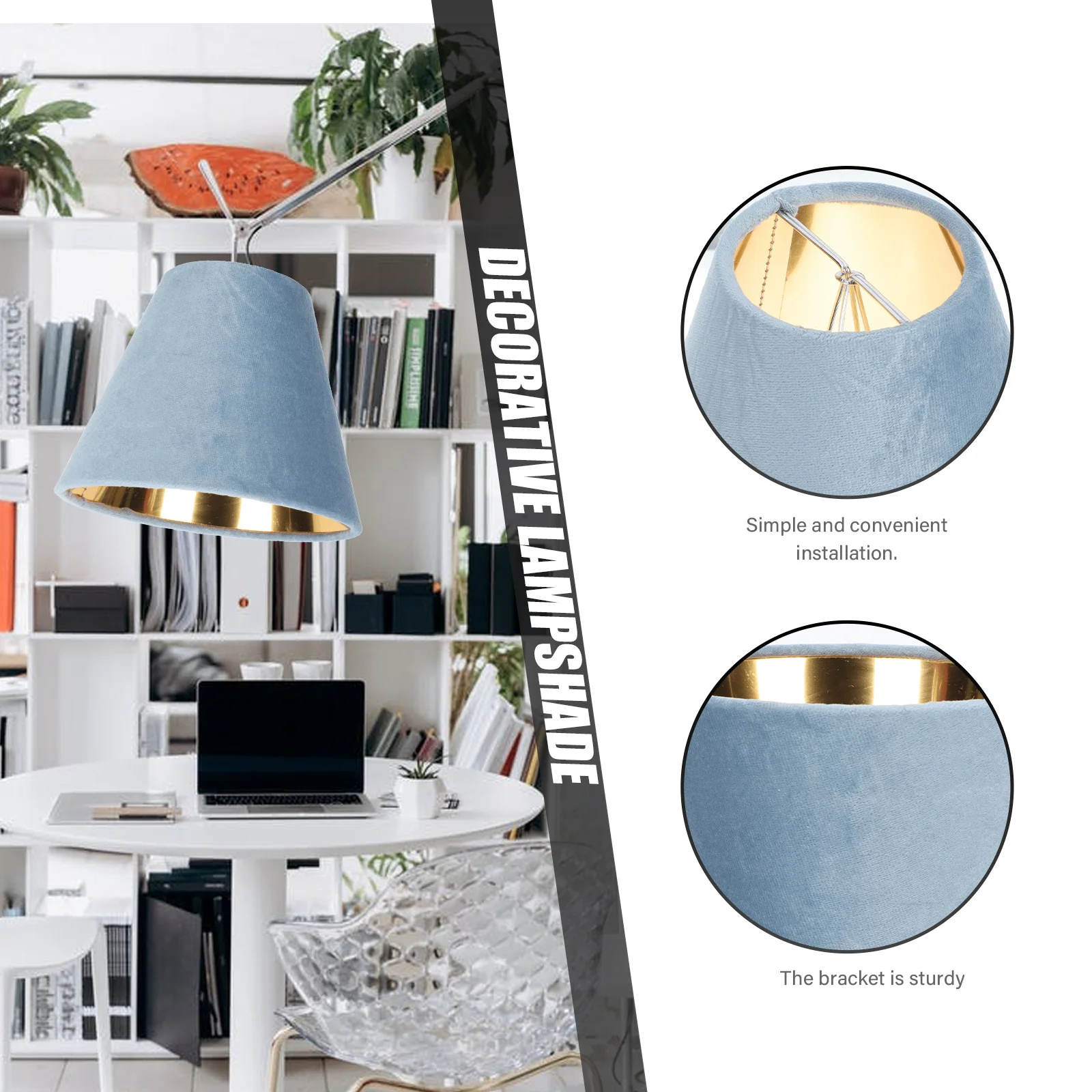 القماش الفن عاكس الضوء الزخرفية متعددة الأغراض الجدول ضوء دائم قوي E27 بسيط أنيق هدية تزيين المنزل