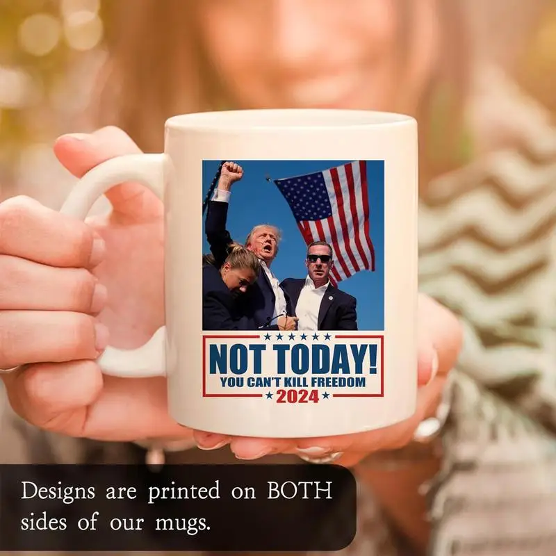 president shot attempt mug funny president Cup  inspirational president mug presidential campaign mug 2024 Coffee Mug for men