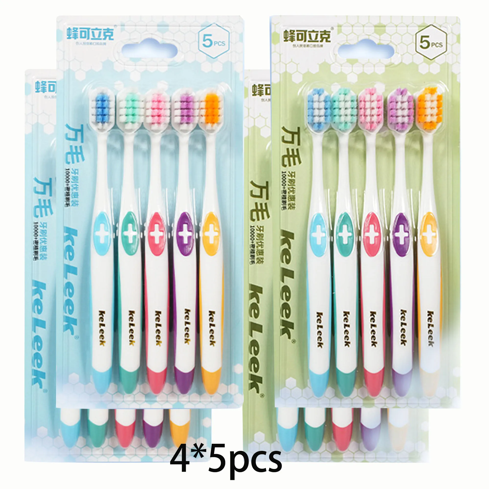 20pcs Toothbrush toothpaste Clean Braces Adult Orthodontic Toothbrushes Dental Tooth Brush Soft Bristle Oral Health Care keleek