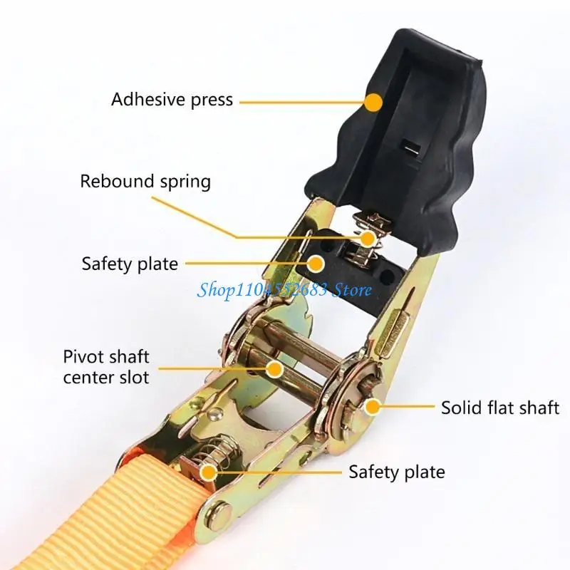 

Y6GD Cargo Tie Down Ratchet Straps For Reliable Load Securing In Various Environment Camping Gear Moving And Securing Loads