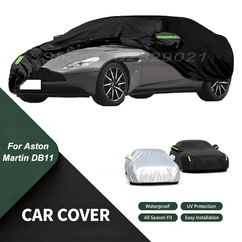 Car Cover For Aston Martin DB11 Waterproof Dustproof Outdoor Protection, UV Snow Sun Resistant Auto Exterior Cover Car Sunshade