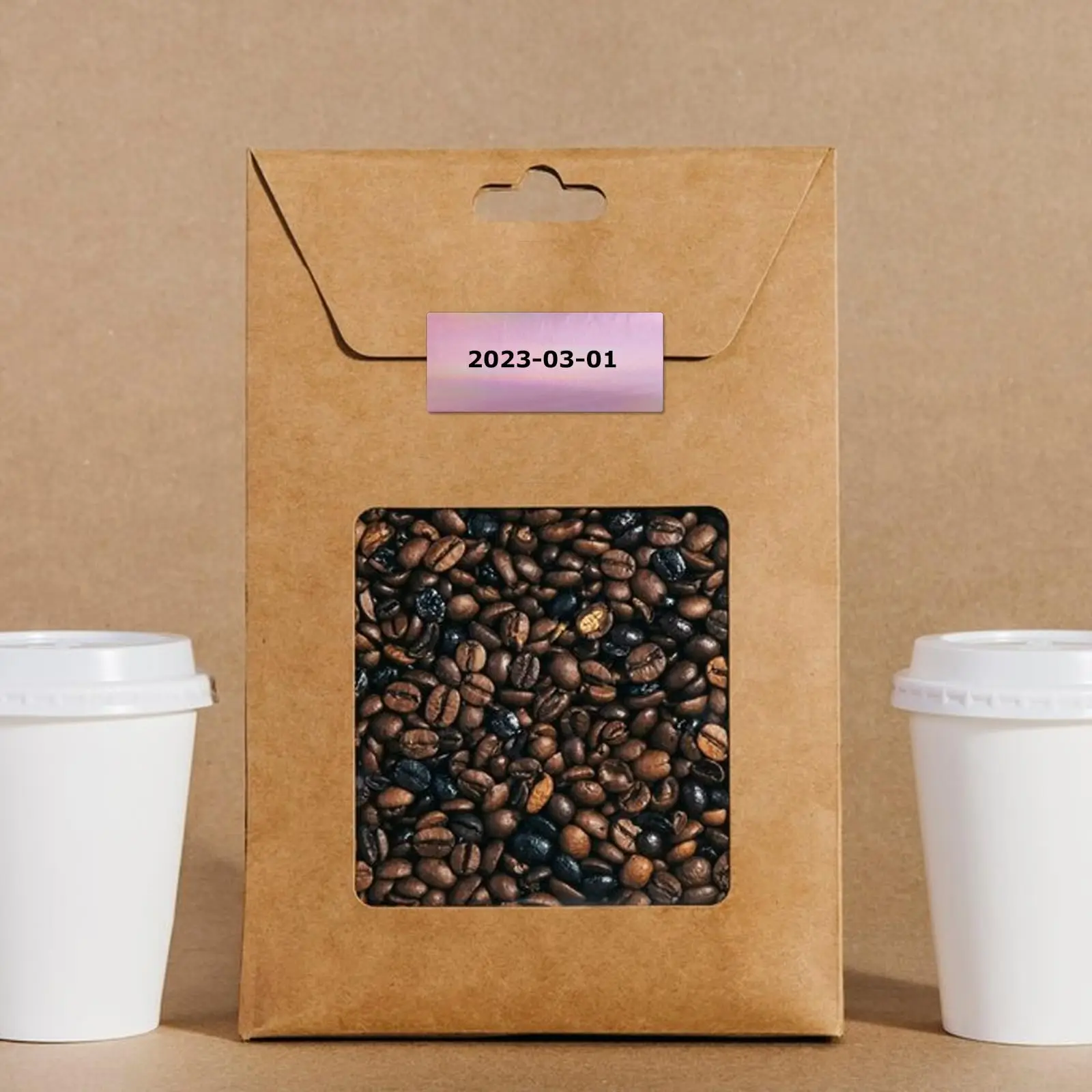 53mm Silver/Purple/Gold Holographic Thermal transparent Sticker Paper for M02/T02/A6 Printers, Study Notes, Photo Journal