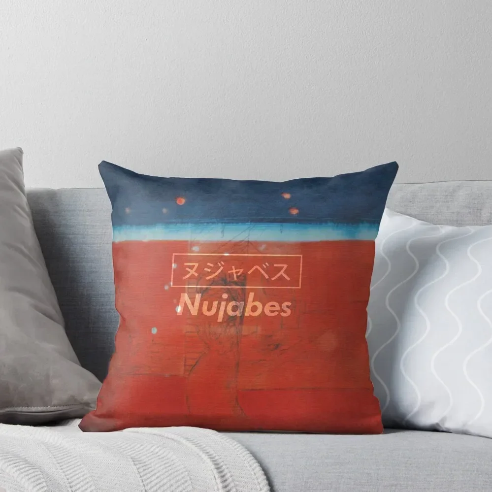 

Nujabes Modal Soul ヌジャベス Throw Pillow Sofa Cushions Covers Embroidered Cushion Cover pillow