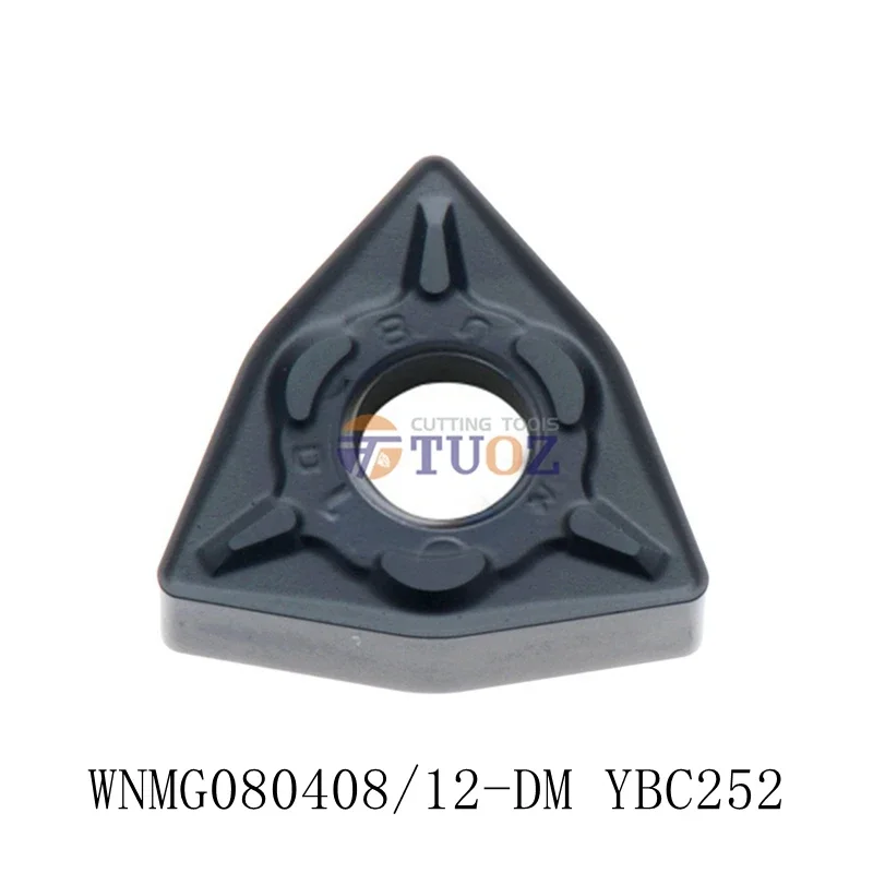 

100% Original WNMG080408-DM WNMG080412-DM YBC252 External Turning Tools Carbide Insert 080408 080412 -DM CNC Lathe Cutter WNMG