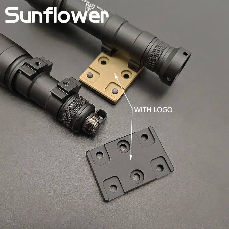 

Outdoors Metal Dual Side Scout Light Mount Fit MLOK System Fit M600 M300 PLHV2 Flashlight Airsoft Hunting Weapon Light Mount