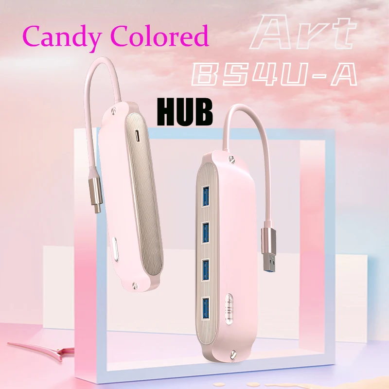 

Five Ports in 1 HUB USB 3.0 Type C PD Charging Dock For MacBook Air M1 M2 iPad Samsung S20 4K HDMI-Compatible Computer Mouse Hub