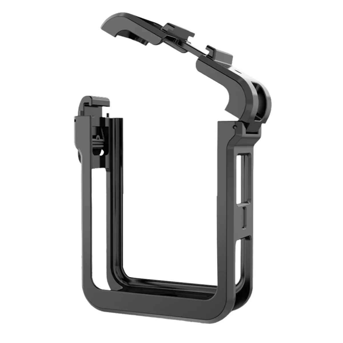 2025 + For 360 Cage Protective Frame Action Camera Mounting Shell with Cold Shoe 1/4inch Threads Expansion