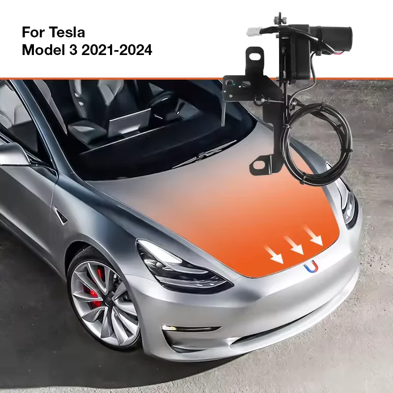 New Electric Suction Front Trunk Closer Power Frunk And Knock Open Sensor For Tesla Model 3 Y Highland 2025 Enhance Convenience