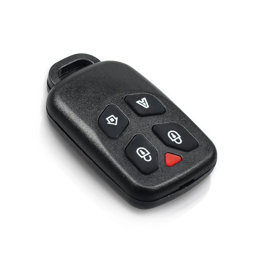 KEYYOU 4 Button +Panic New Car Key Case For Brazil For Positron PX32 Control Alarm Remote Key Shell With Key Pad