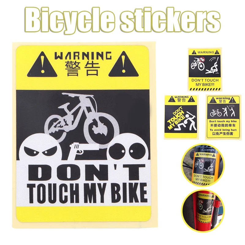 Reflective Bike Stickers Frame Sticker Cycling Decorative Reflective Paste For Scooter Riding Safety