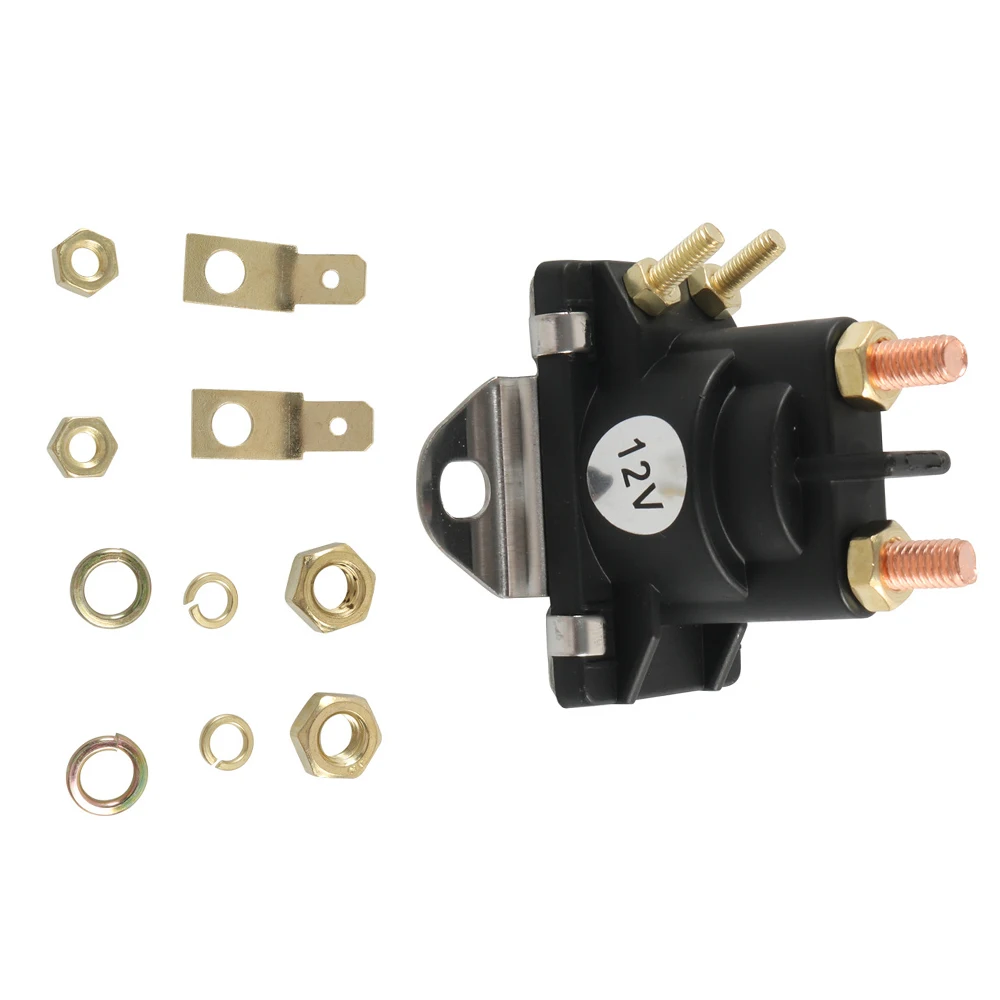 

12V Motorcycle Starter Solenoid Relay Ignition Key Switch 89-96158T 89-818864T 89-846070 89-94318 for Mercury Mariner Outboard