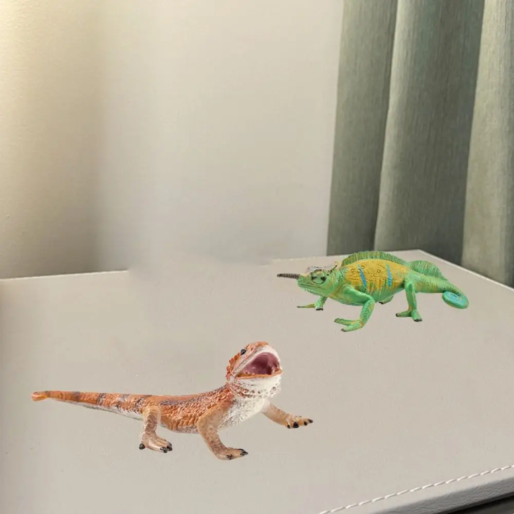 

PVC Simulation Wild Reptile Model Statue Collectible Lizard Action Figures Ornament Handmad Reptile Amphibious Figurines