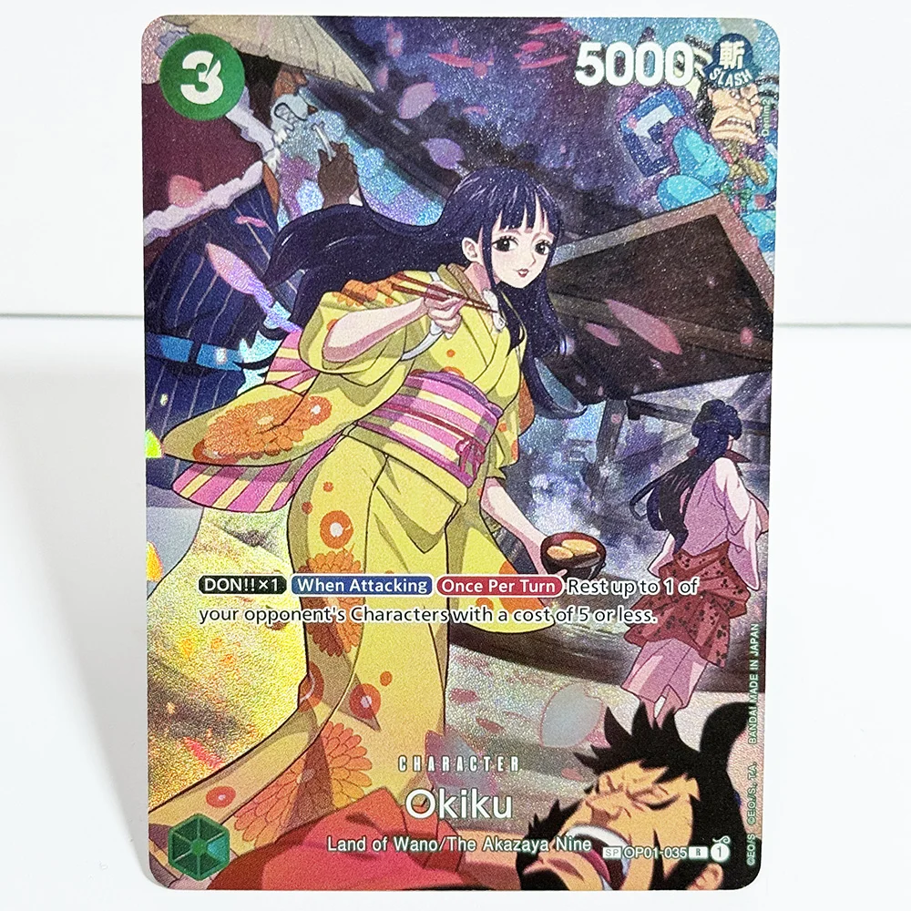 Carte porxy une pièce, Collection de bricolage, carte de jeu de dessin animé, Nami Sanji Okiku Issho Portgas.D.Ace Perona Monkey.D.Dragon bijoux Bonney