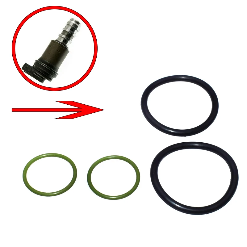 4PCS 11367546379 11367506178 New Vanos Solenoid O-Rings Seal Kit for BMW E81 E87 E46 E90 E91