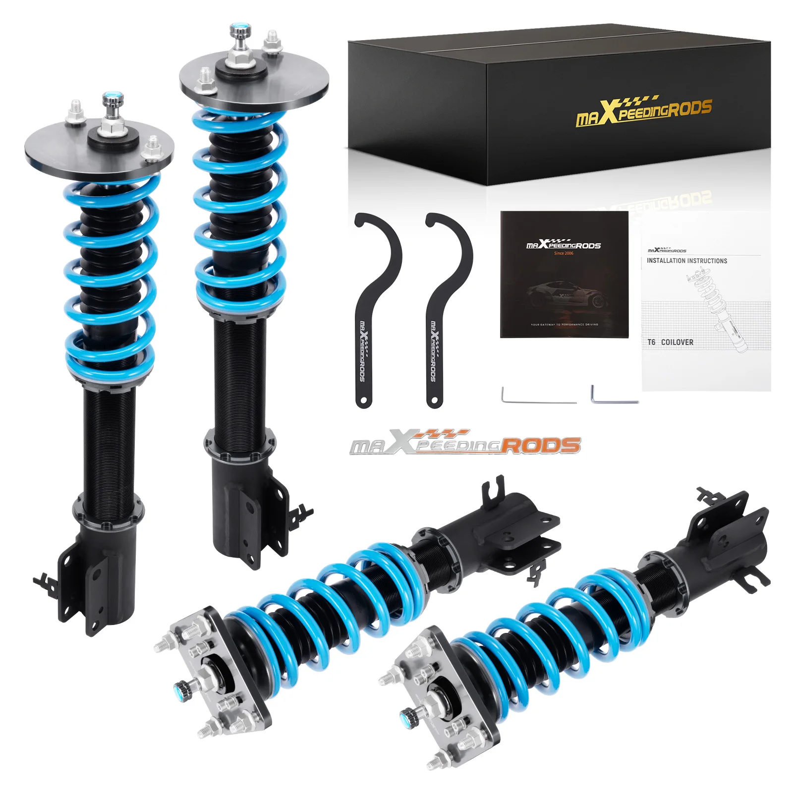 

Комплект койловеров с 24-ступенчатой регулировкой демпфирования для Mazda 323 / Protégé 90-94 FWD