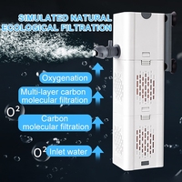 Filter Pump Aquarium Water Cycle Aquarium Air Wave Maker Fish Tank Submersible Air Oxygen Internal Pump Aquarium Purifier Pump