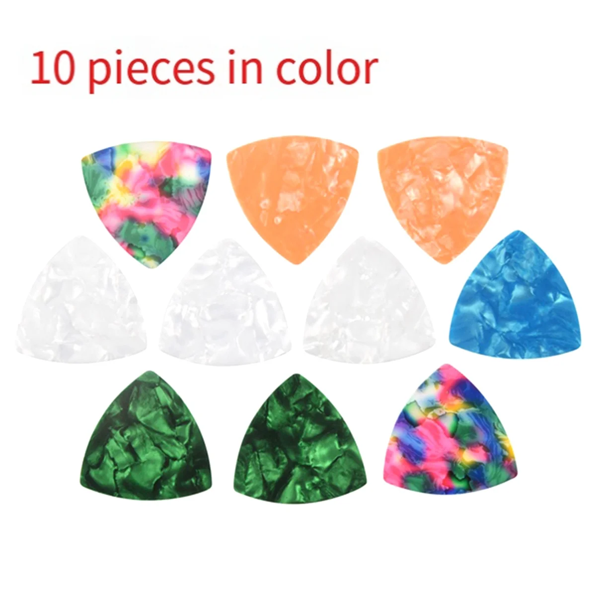 40PCS Guitar Picks, 0.46mm 0.71mm 0.81mm 0.96mm Thickness Celluloid Guitar Pick Plectrums for Bass, Acoustic Guitars