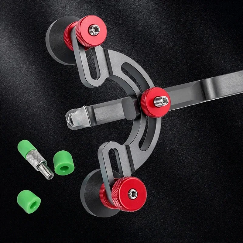 All-in-One Dent Flanging Repair Tool; Automotive Fender Edge Clamp; Paintless Leveling Manual Tool; Flat Base/Swivel Head