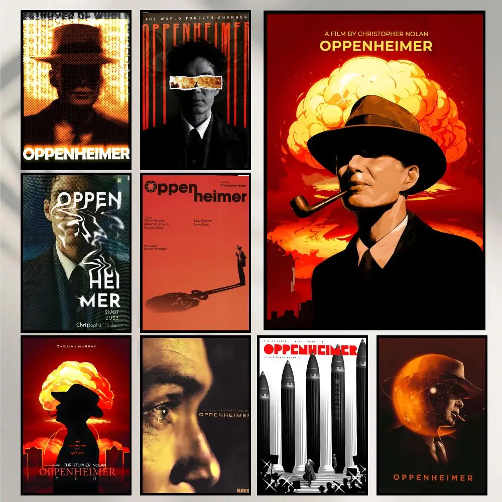 Oppenheimer Poster Wall Art Print Art Suitable For Living Room Bedroom Bar Parlor Home Decoration Gift