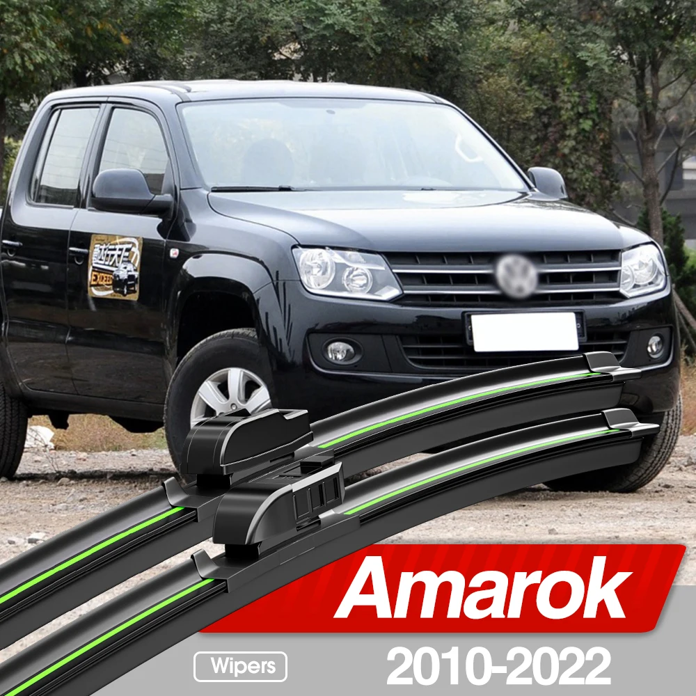 

For VW Amarok 2010-2022 Front Windshield Wiper Blades 2pcs Windscreen Window Accessories 2011 2012 20141 2013 2018 2019 2021