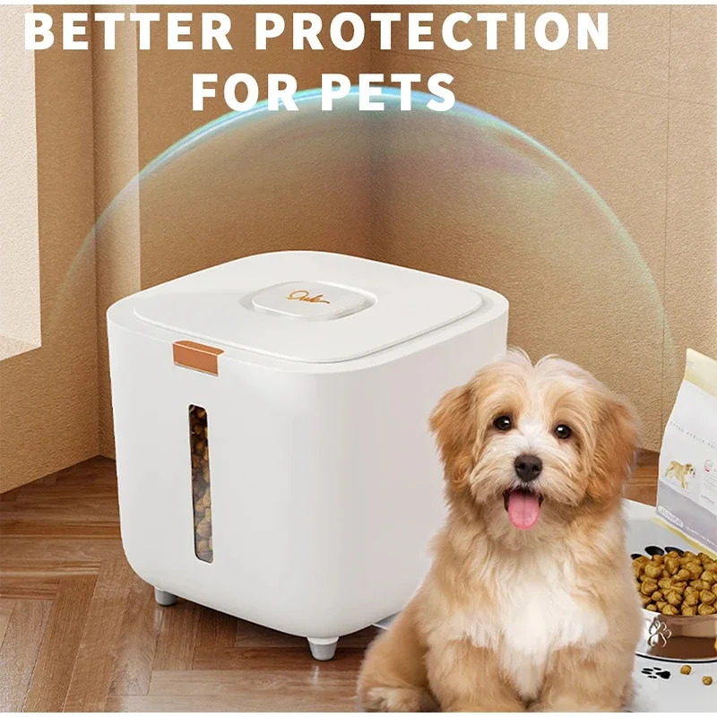 New Large Capacity Rice Storage Grain Plastic Sealed Dampproof For Kitchen Pet Food Container Organizer Box